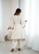 Designer Pure Khadi Cotton Kurta Palazzo Set with Mirror Embroidery